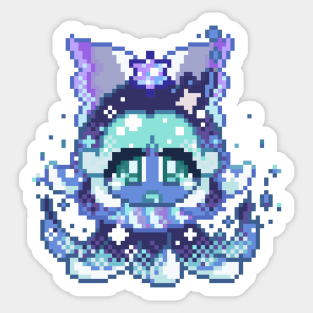 Aurora Dreams Squid Ink Cookie Pixel Sticker